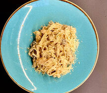 Феттуччине с курицей и грибами