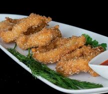 Кольца кальмара в кляре