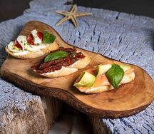 Брускетта с овощами