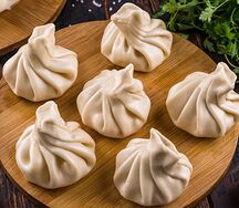 Хинкали с грибами