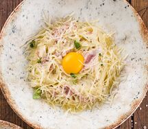 Паста Карбонара с беконом