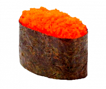Гункан с оранжевой тобико