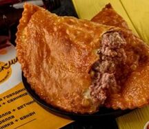 Чебурек с говядиной и свининой