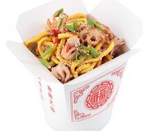 Wok с морепродуктами