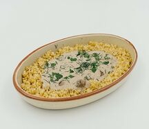 Сердечки с печенью и булгуром
