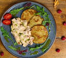 Драники с мачанкой по-белорусски