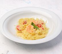 Феттуччине с креветками