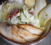 Салат Цезарь с курой