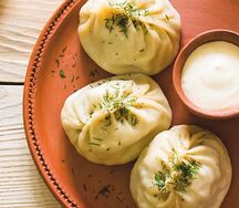 Манты с говядиной
