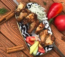 Куриные крылья на мангале