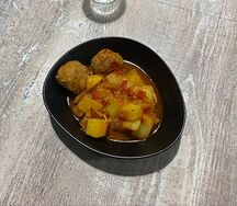 Картофельные дольки с ежиками