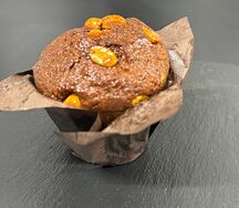 Маффин с соленой карамелью