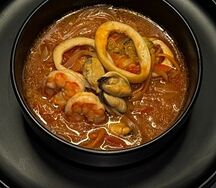 Тайский суп с морепродуктами