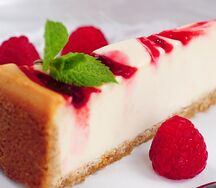 Чизкейк малиновый