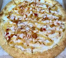 Пицца цыплёнок в кисло-сладком соусе 25 см