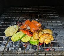 Овощи на мангале