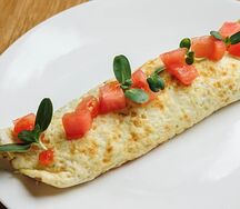Омлет с ветчиной и сыром