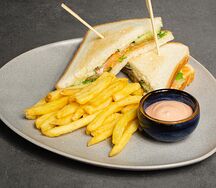 Сэндвич с лососем