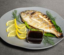 Дорадо на мангале