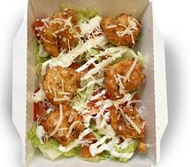 Цезарь с креветкой темпура