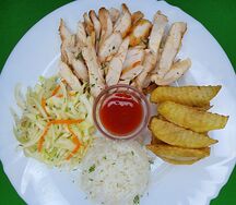 Донар с гарниром