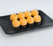 Запеченный маки ролл с креветкой 