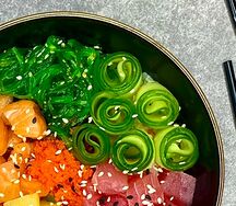 Поке Микс с лососем и тунцом