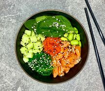 Поке с лососем