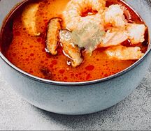 Суп Том ям с морепродуктами