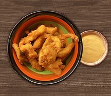 Куриная стружка с медовой горчицей