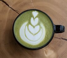 Матча-латте зеленый