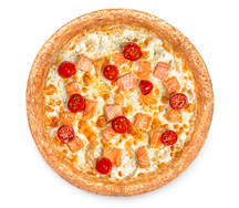 Пицца с лососем L