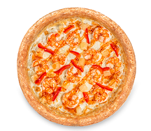 Пицца с креветками и ананасами Xl