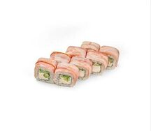 Ролл с беконом и огурцом