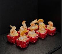 Ролл с креветкой гриль