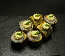 Темпура ролл с угрем и креветкой