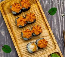 Запечённый мини с креветками