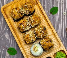 Запечённые грибы шиитаке 