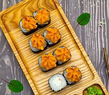 Запечённый мини с крабом 