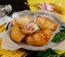 Чебурекми с ветчиной и сыром