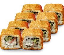 Горячий ролл с крабом