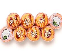 Запечённый ролл с крабом