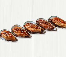 Запечённые мидии