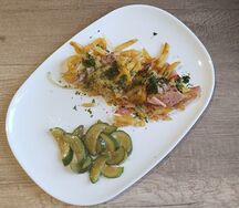 Жареха с беконом