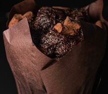 Маффин с шоколадной начинкой