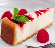 Чизкейк малиновый