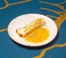 Чизкейк с карамелью из маракуйи