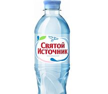 Вода газированная в бутылке
