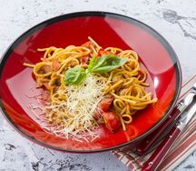 Паста с лососем