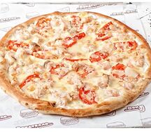 Пицца с лососем